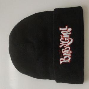 New Black Babygirl Beanie